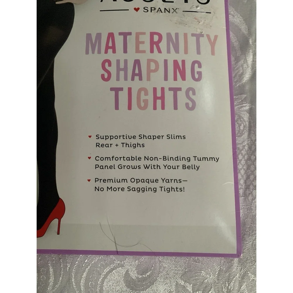 Assets Spanx Maternity Shaping Tights Black Size‎ 2